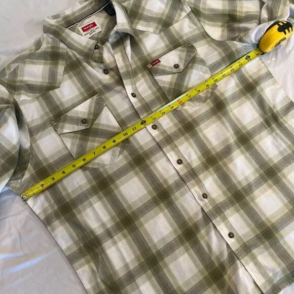 WRANGLER Lighweight Flannel Cotton Button Up Shirt NWT (Size XL) - Picture 4 of 5